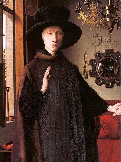 Jan Van Eyck Portrait of Giovanni Arnolfini and his Wife Sweden oil painting art